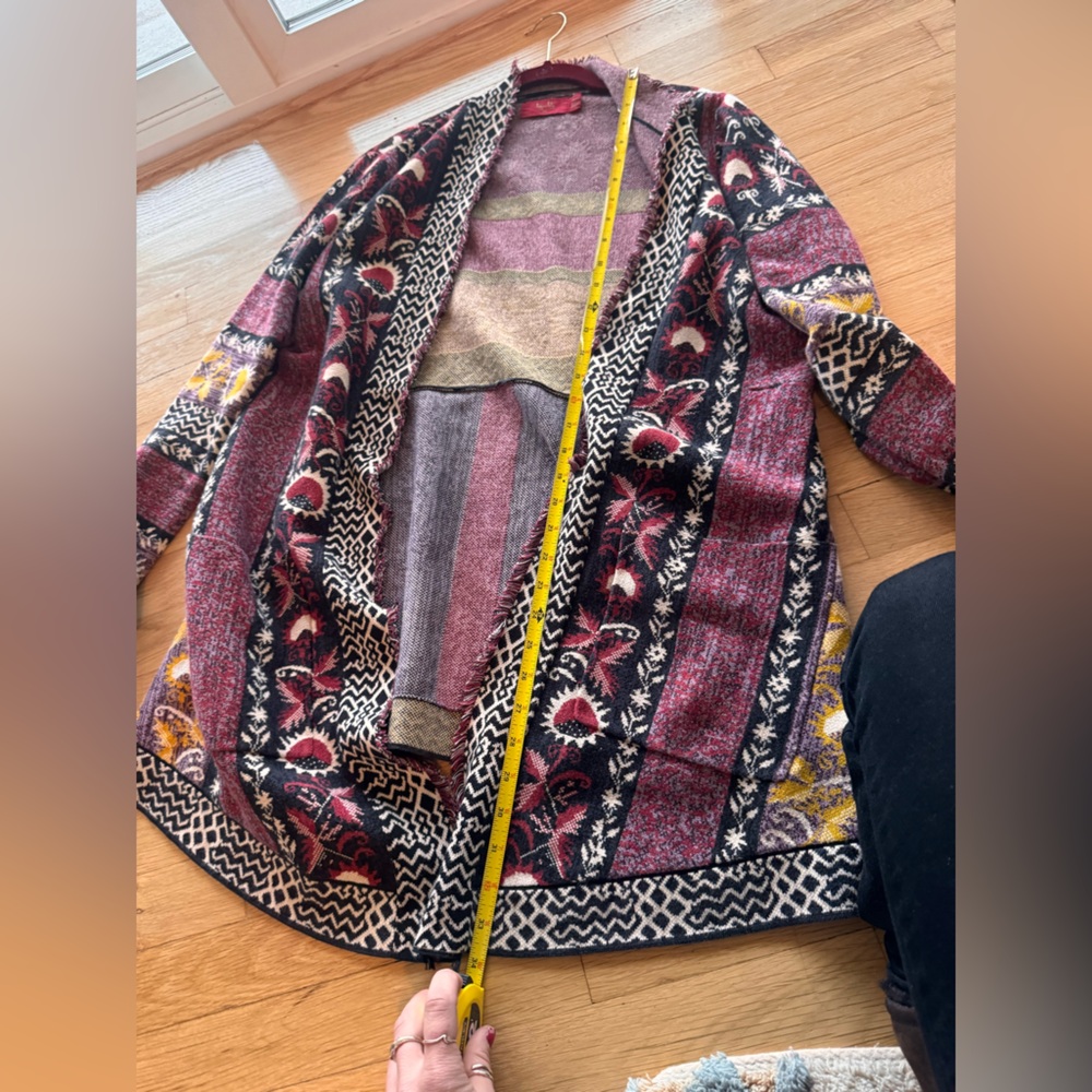 Tigerlily Multicolor Patterned Cotton Cardigan - image 13